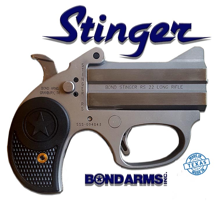 Bond Arms Stinger RS 22LR 3" SS w/Trigger Guard Derringer NEW BASRS-22LR-img-0