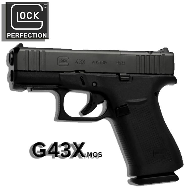 Glock G43X MOS 9mm 2/10R Optic Ready Handgun NEW PX4350201FRMOS-img-3
