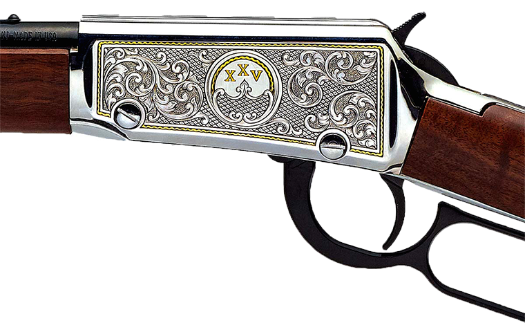 Henry 25th Anniversary Lever 22LR Engraved/Gold/Walnut Rifle NEW H001-25-img-3
