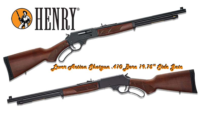 Henry Lever Action Side Gate .410 bore 19.75" Shotgun NEW H018G-410R-img-0
