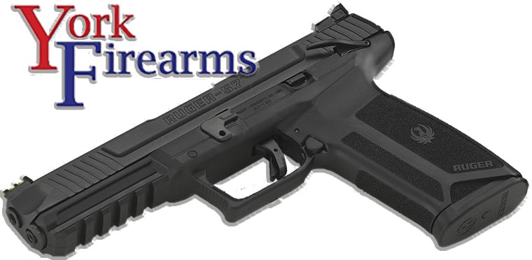 Ruger 57 5.7x28mm 2/20R Mags Fiber Optic Sights Ambi Pistol NEW 16401-img-3
