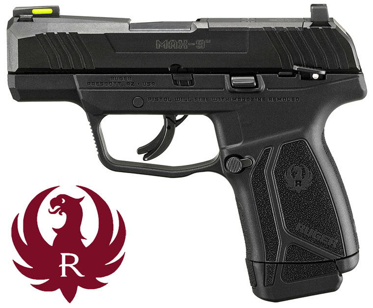 Ruger Max-9 9mm Black 3.2" 12rd Optic Ready Handgun NEW 3500-img-2