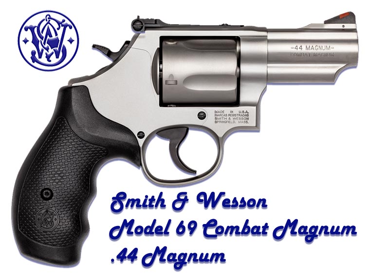Smith & Wesson 69 Combat Magnum 44Mag/44Spl Stainless Steel New 10064-img-0