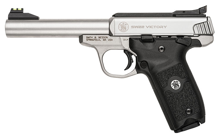 Smith & Wesson SW22 Victory 22LR Stainless 5.5" Handgun NEW 108490-img-1