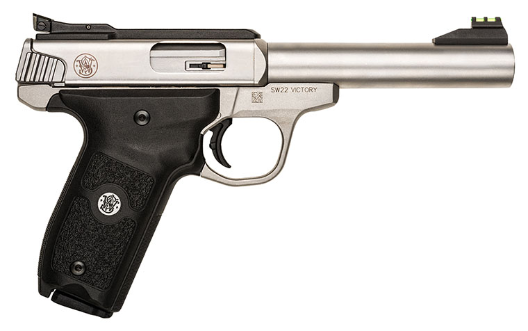Smith & Wesson SW22 Victory 22LR Stainless 5.5" Handgun NEW 108490-img-0